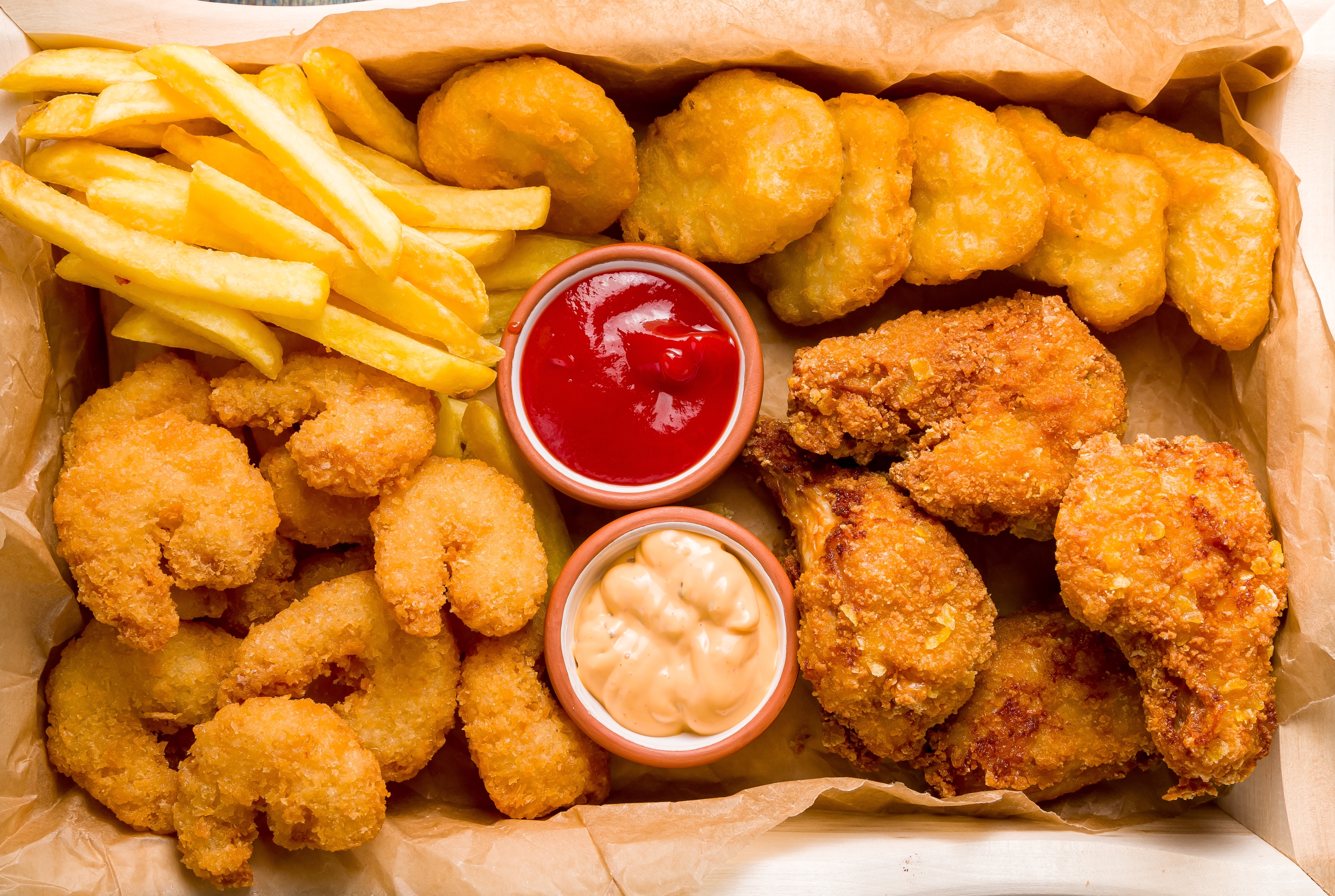 Arranged Food and Objects