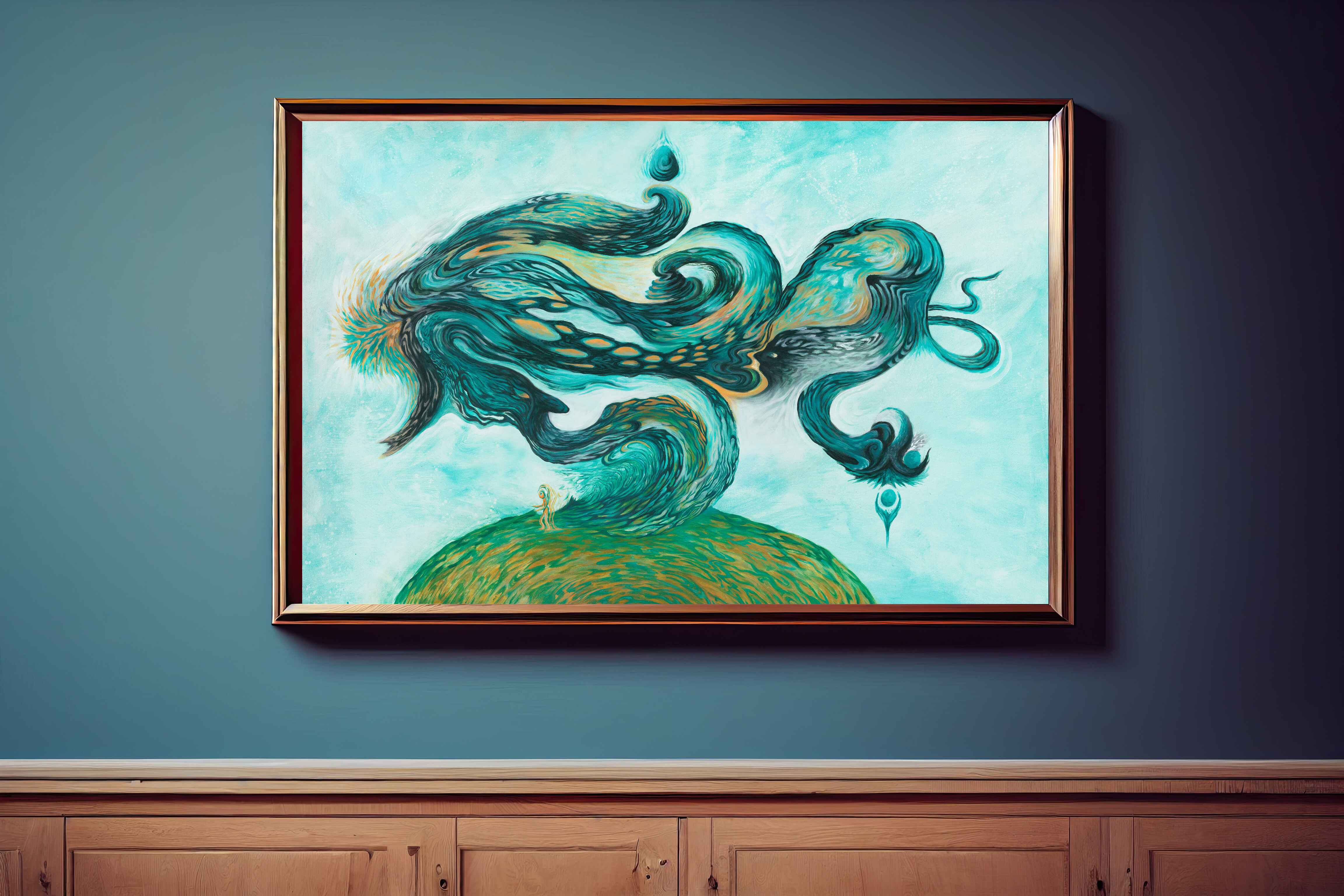 Letting Go / Paper & Canvas Print