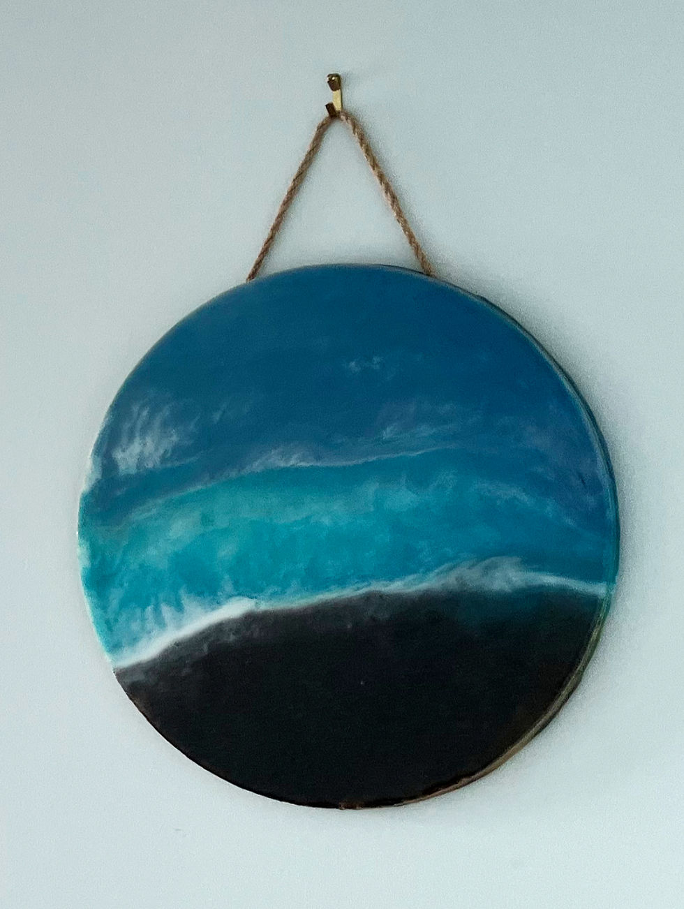Beach Sand Preserved in Resin