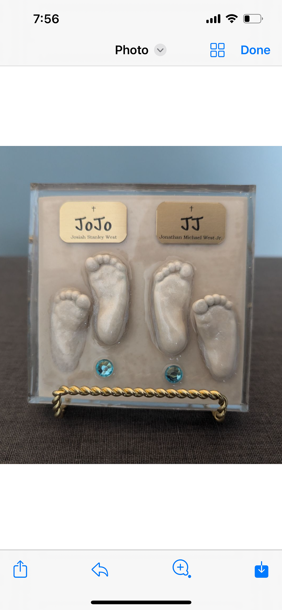 Pre Term Twin Impression set in Resin