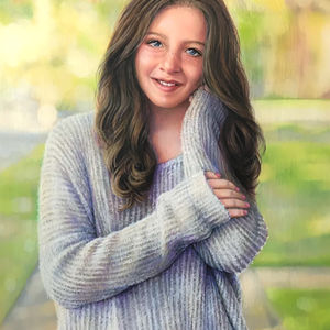 Age Progression Memorial - Pencil Portrait