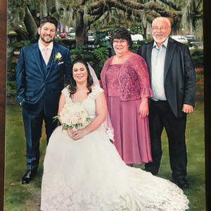 Wedding Portrait with Bride's Parents