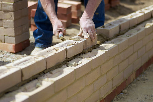 Bricklaying In Process