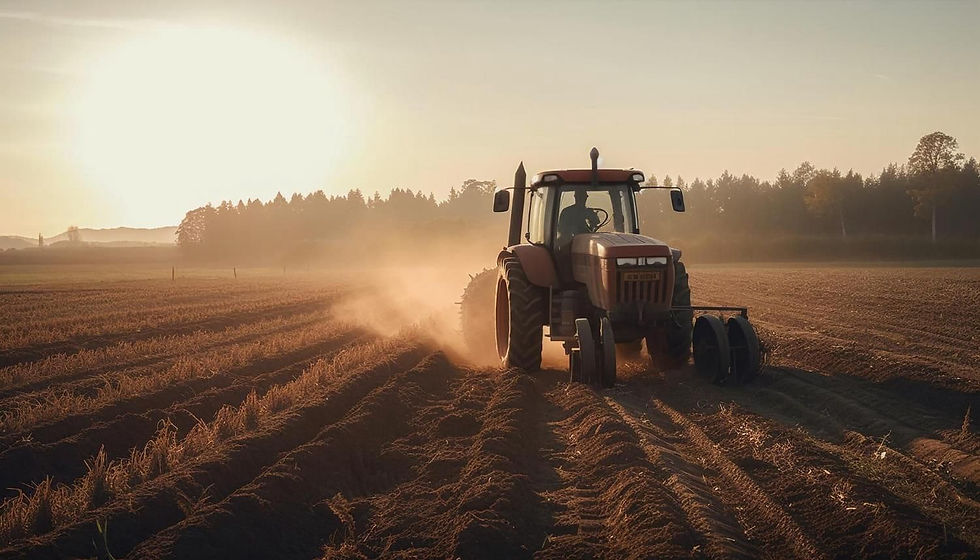 Miniatura: Agricultural Machinery – Tractors in Operation
