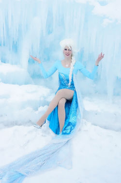 Elsa Frozen Party Utah Ice Castles