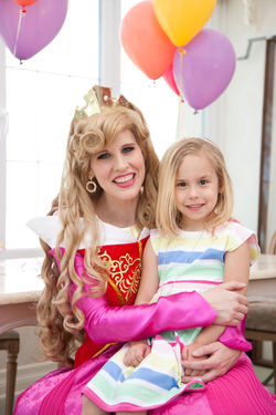 Pink princess party Aurora! UTAH
