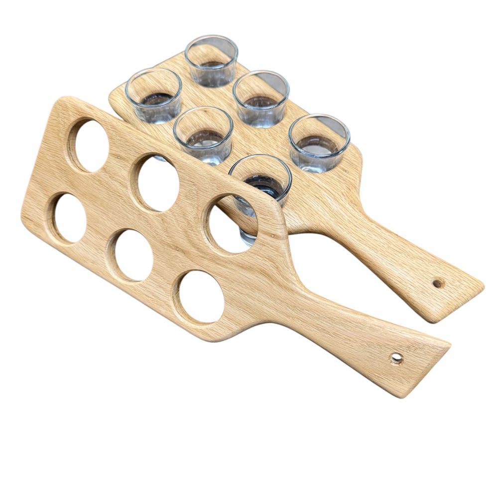Handmade oak shot flight