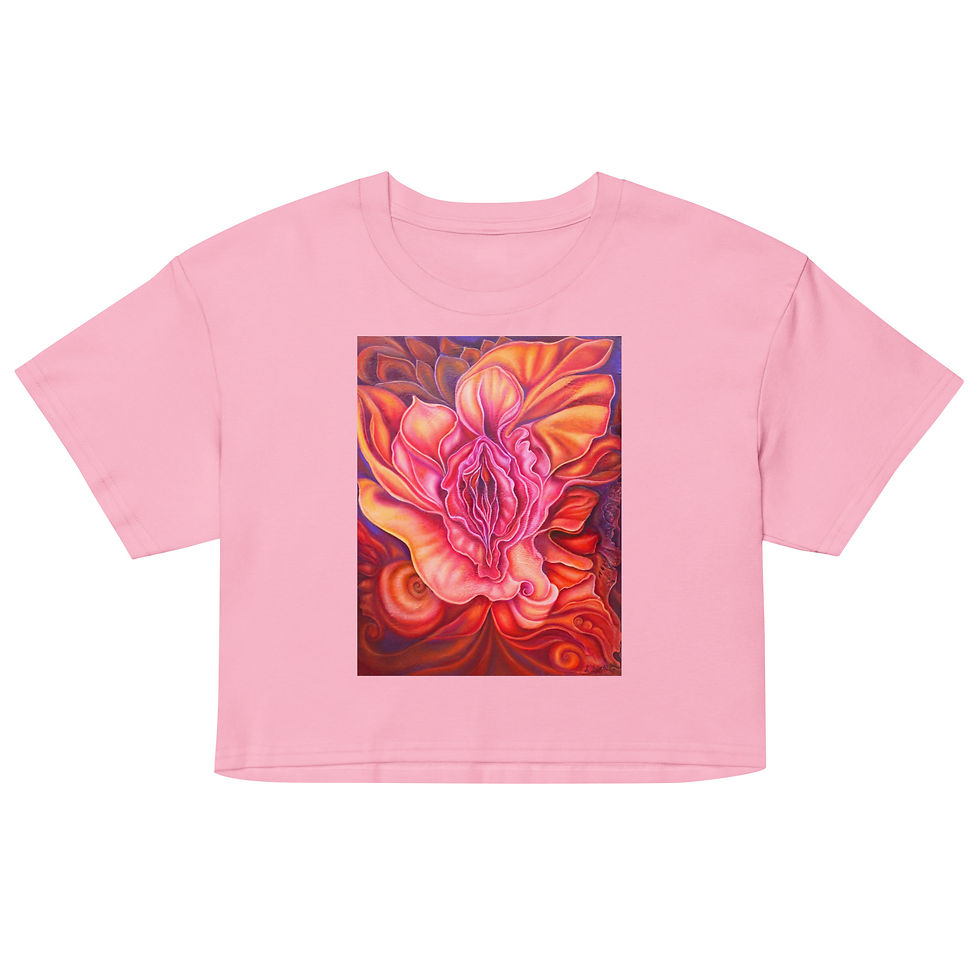Thumbnail: "Burning Passion" Women’s crop top