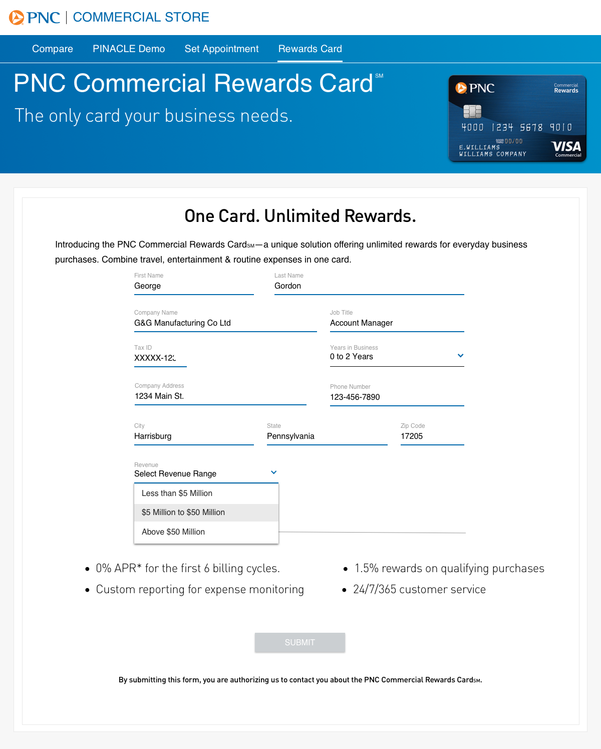 The Challenge — PNC original project artifact