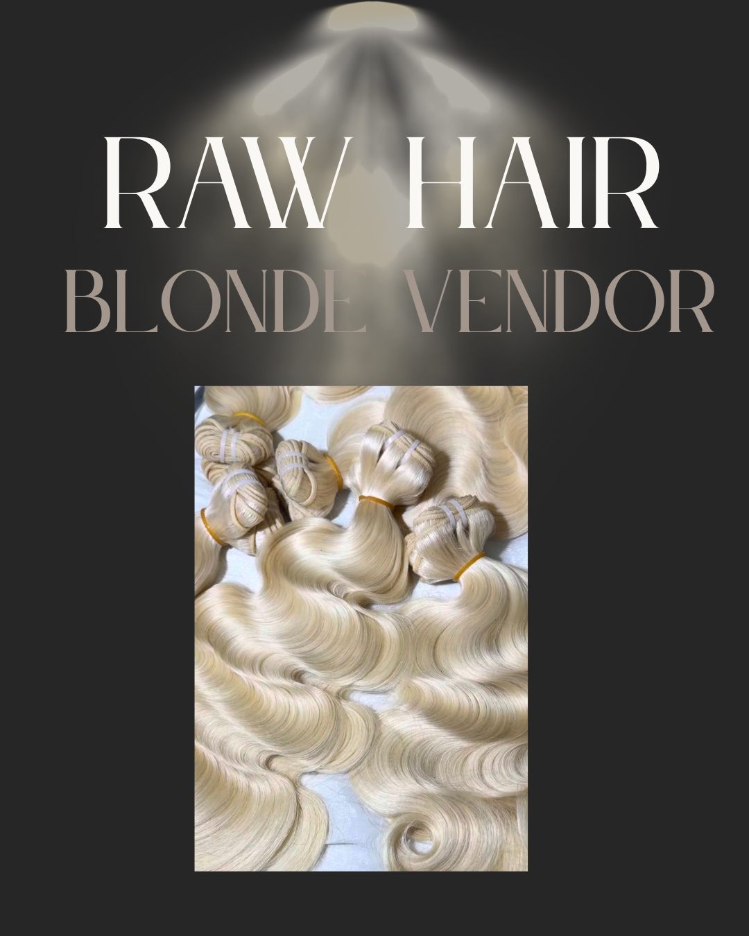 Raw Blonde Hair Vendor List