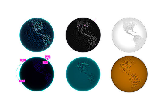 3D Globe: Spin & Markers banner