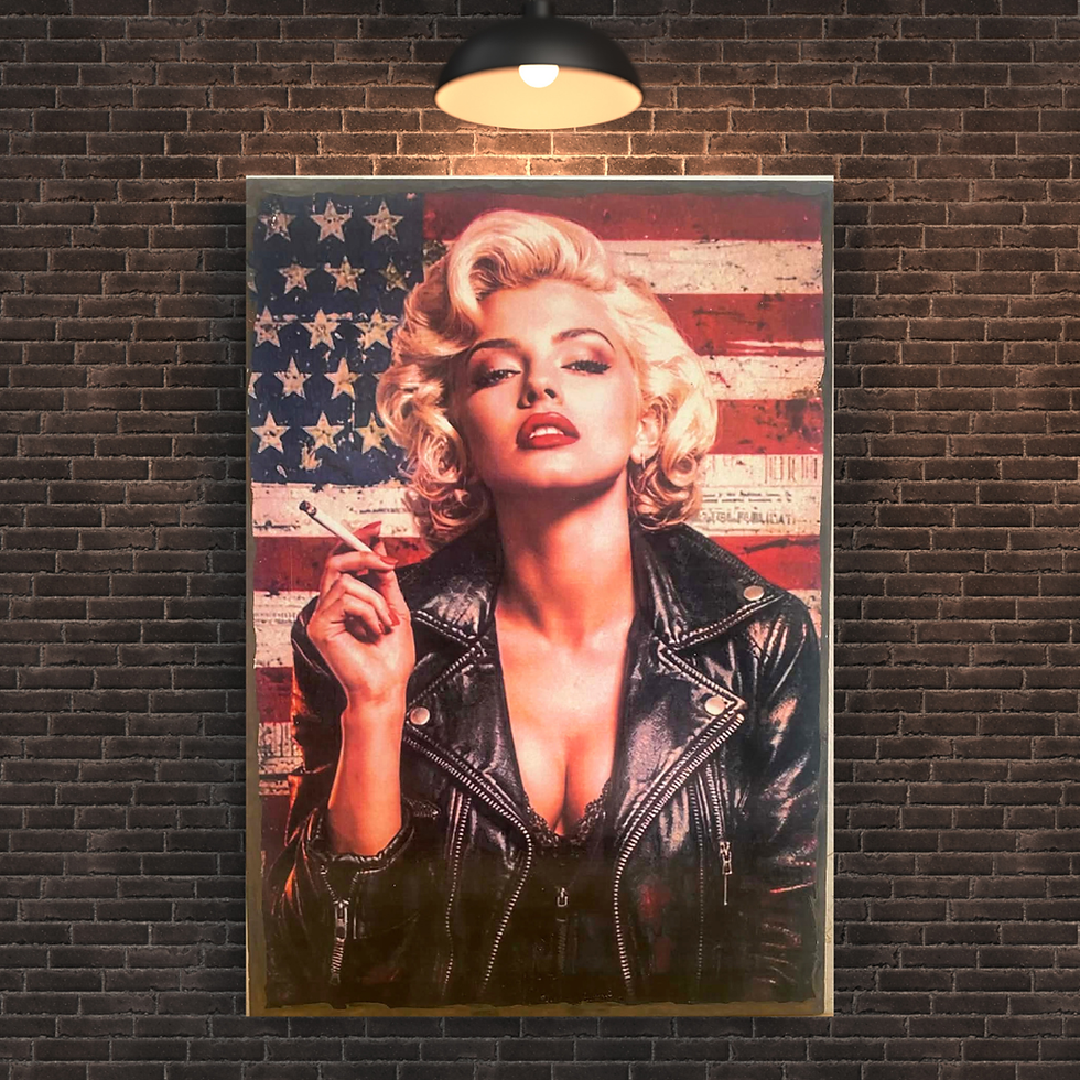 Miniature : Tableau Marilyn Monroe  🔥 Une icône revisitée, un style intemporel 🔥  Inspiré de la légendaire Marilyn Monroe, ce tableau c
