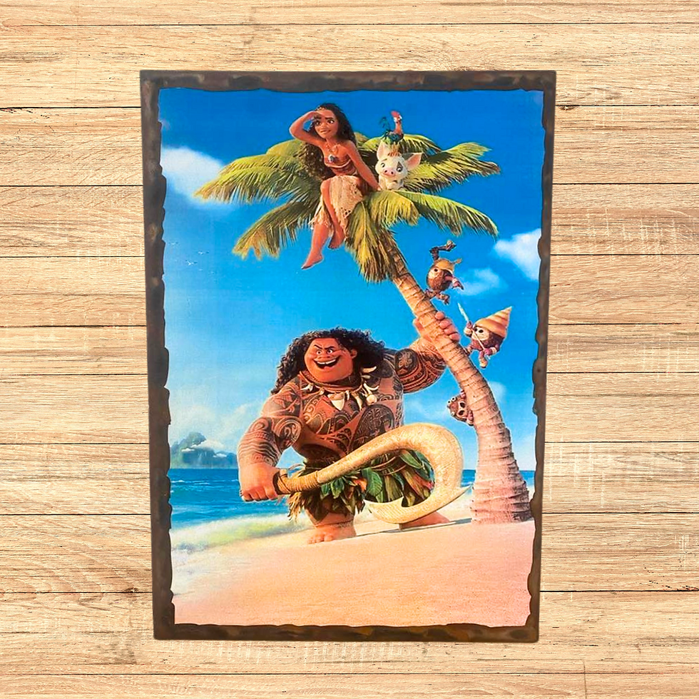 Miniature : Tableau Vaiana  🌴✨ Cap sur l'aventure avec Vaiana et Maui ! ✨🌴 Envie de vous évader sans quitter votre salon ? Découvrez ce