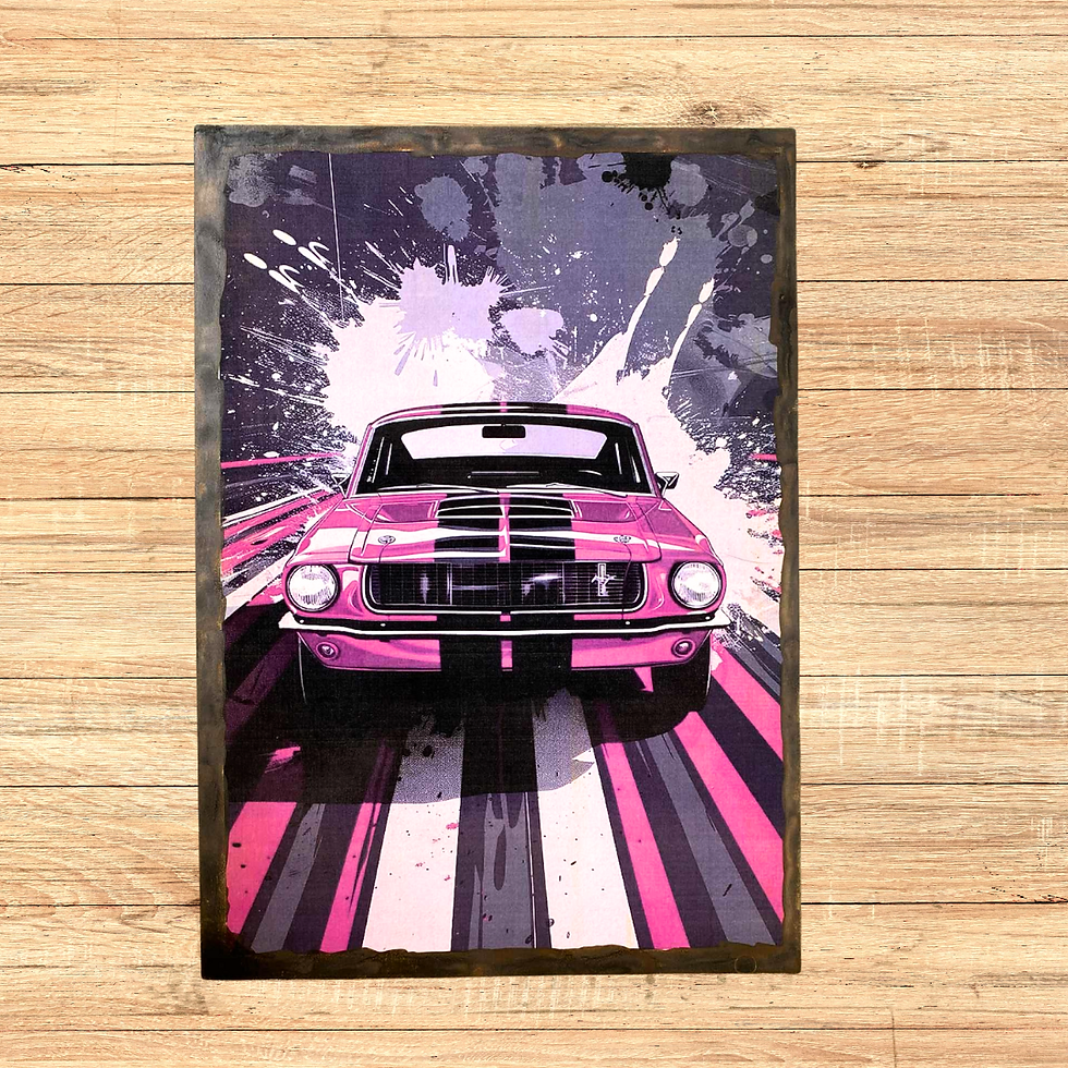 Miniature : Tableau Mustang  🔥 Un mythe sur quatre roues ! La Ford Mustang Shelby GT500, symbole absolu de puissance et de liberté, s’im