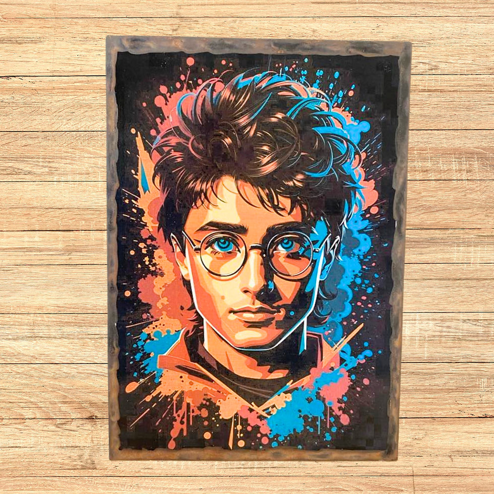 Miniature : Tableau Harry Potter  ✨ Quand la magie rencontre le street art ! ✨ Voici un tableau pas comme les autres : un Harry Potter ve