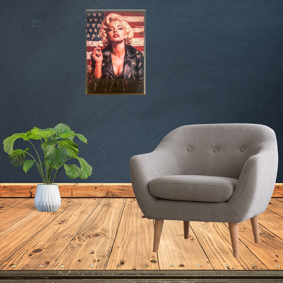 Miniature : Tableau Marilyn Monroe  🔥 Une icône revisitée, un style intemporel 🔥  Inspiré de la légendaire Marilyn Monroe, ce tableau c