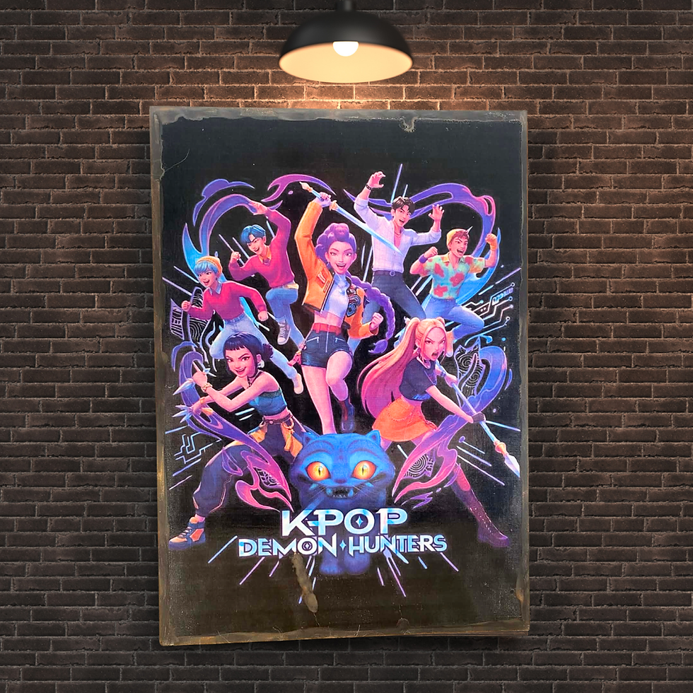 Miniature : Tableau K-Pop Demon hunters  Énergie, style et vibes électrisantes 🎤⚡  Plonge dans l’univers explosif de KPOP Demon Hunters,