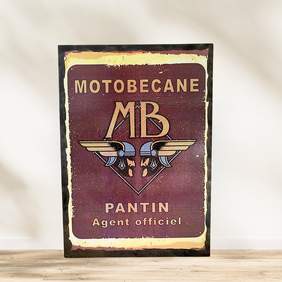 Tableau Motobecane 🚲✨ Retour vers le vintage avec ce tableau Motobécane ! Une véritable plongée dans l’histoire de la mythi