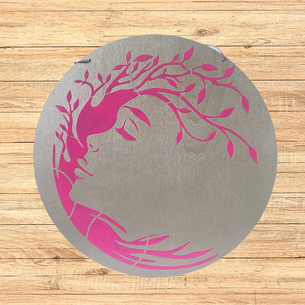 Miniature : Tableau rond femme