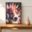 Miniature : Tableau Jack Russell  ✨ Explosion de couleurs et regard attendrissant… voici un tableau qui met en valeur toute la vivacité e