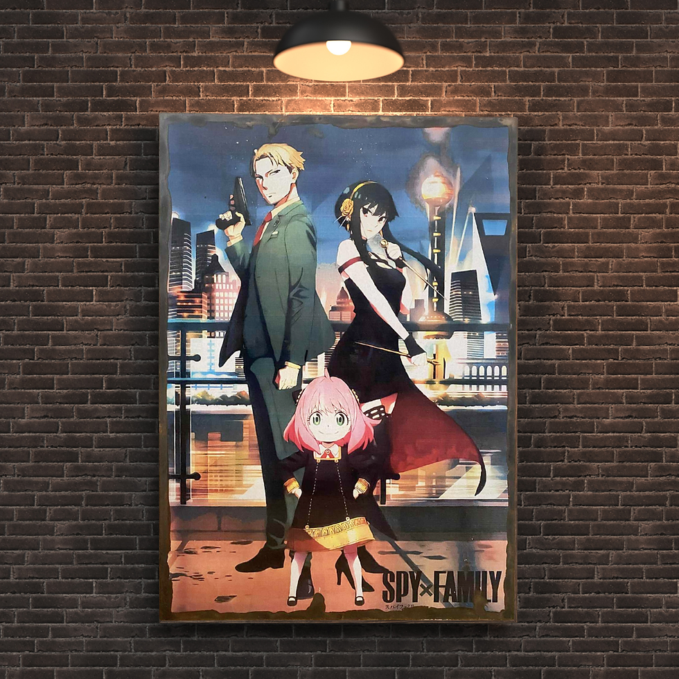 Miniature : Tableau Spy x Family    🕶️✨ Classe, mystère et action au rendez-vous ✨🕶️ La famille la plus secrète du manga est prête pour