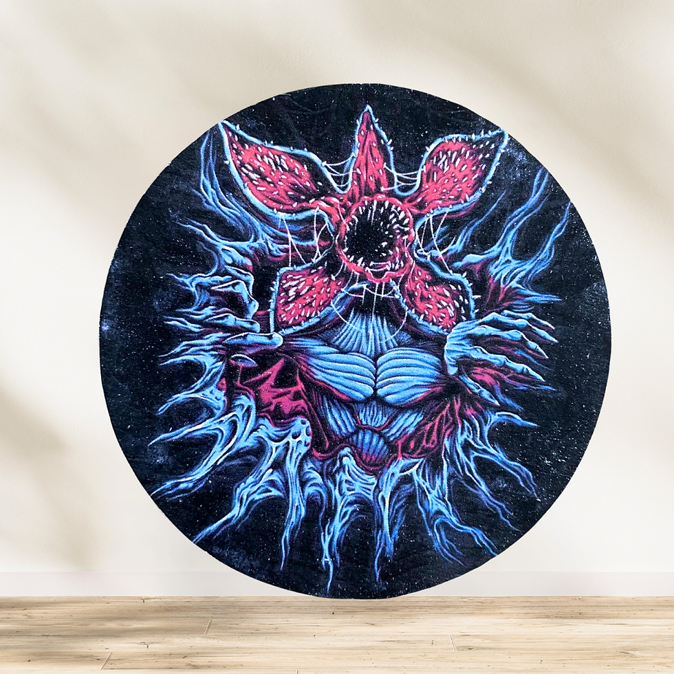 Dessous de verre Stranger things - Demogorgon  L’apéro a ouvert un portail interdimensionnel   On avait dit “juste un verre”…