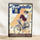 Miniature : ableau Mobylette Kaptein  🔥🚴‍♀️ Place à la légende de la route : la Mobylette Kaptein ! Ce tableau vintage respire la liber