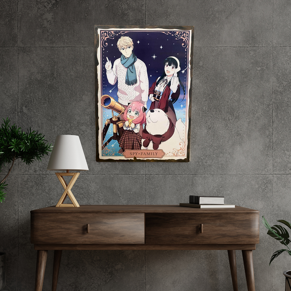 Miniature : Tableau Spy x Family    ✨ Une famille pas comme les autres… sous les étoiles ✨  Plongez dans l’univers de Spy x Family avec c