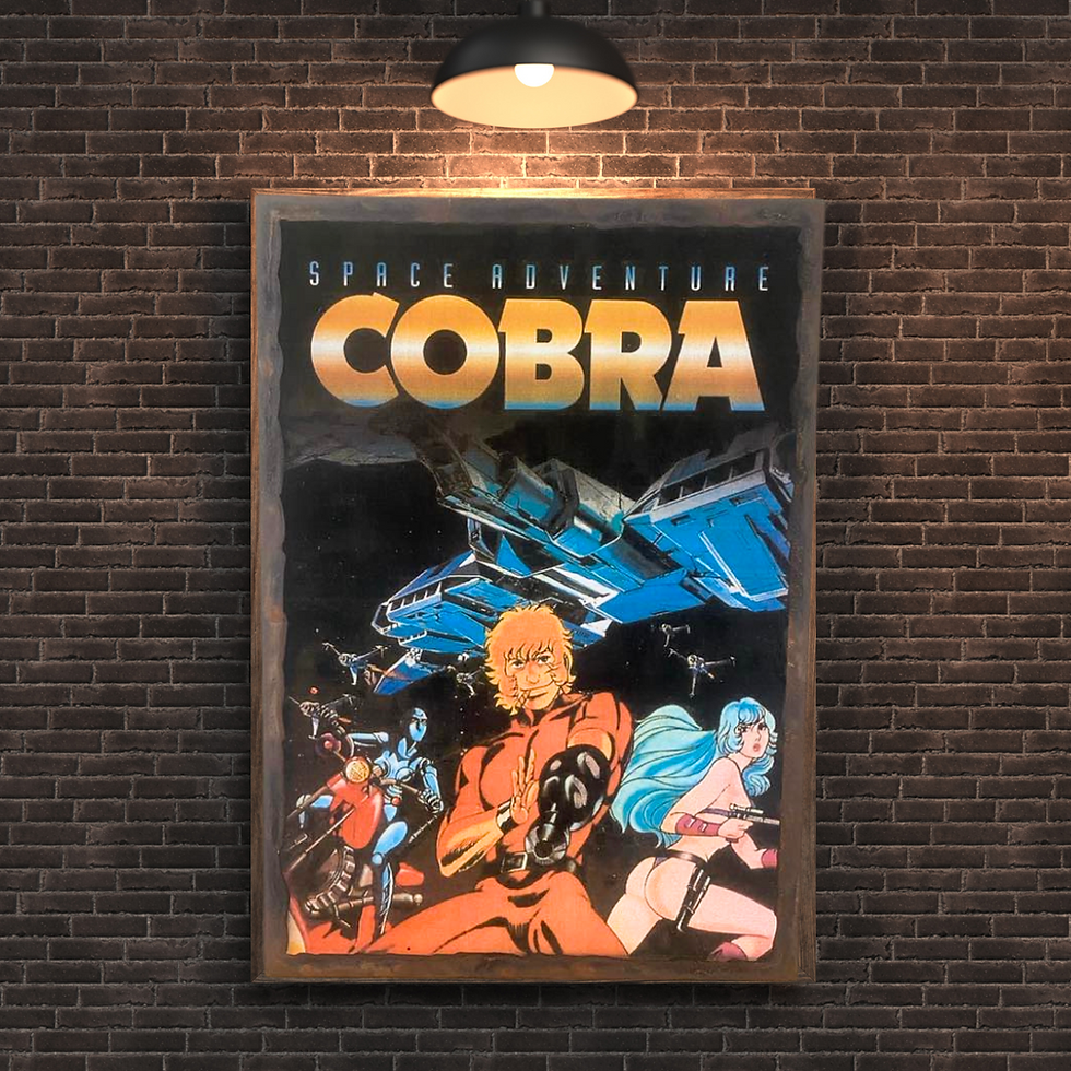 Miniature : Tableau Cobra  🚀✨ Avis aux nostalgiques et amateurs de SF ! ✨🚀  Plongez dans l’univers culte de Space Adventure Cobra avec