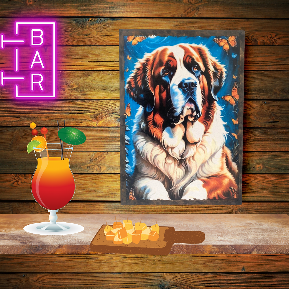 Miniature : saint bernard