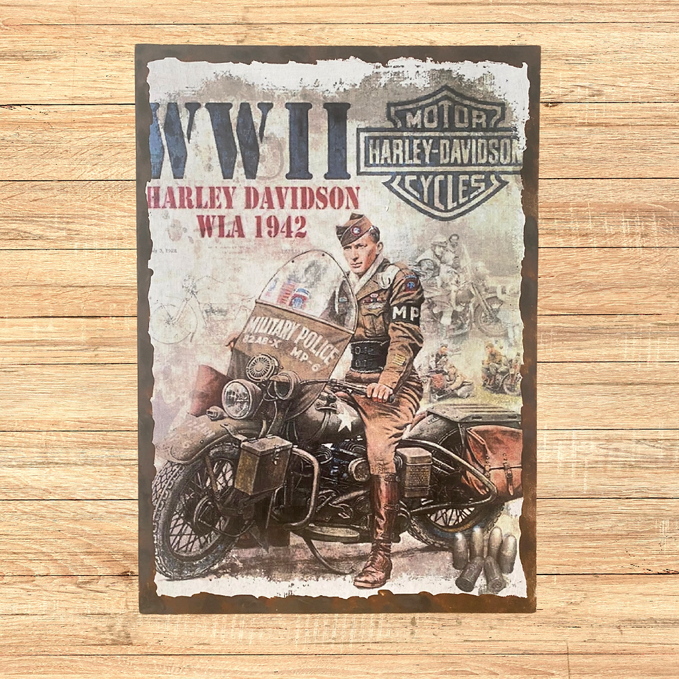 Miniature : Police militaire en harley