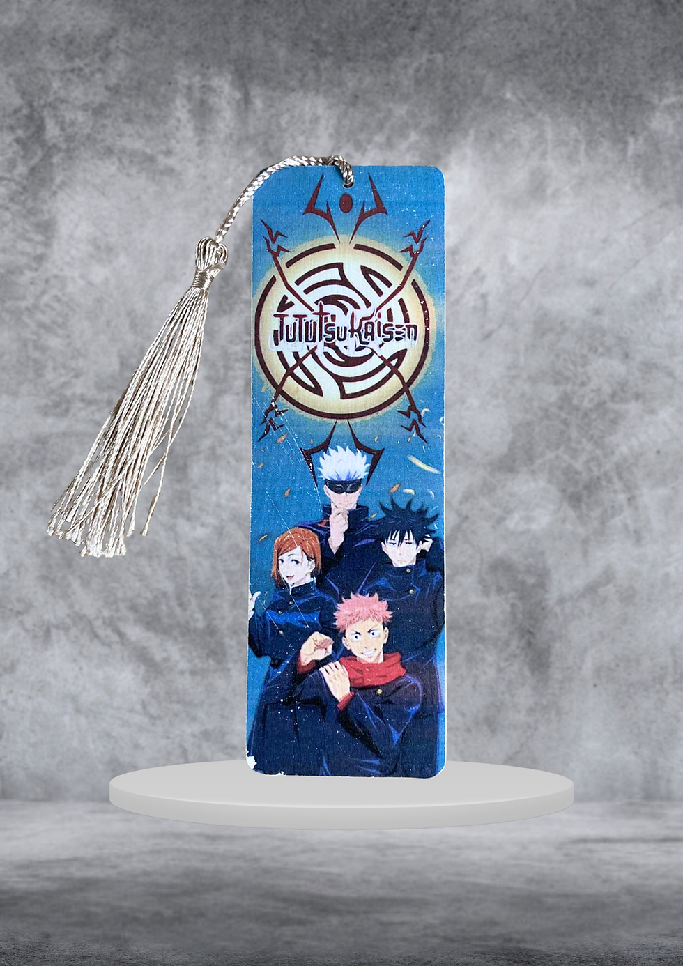 Miniature : Marque page Jujutsu Kaisen  Un marque-page Jujutsu Kaisen qui annonce la couleur dès l’ouverture du livre 🔥📕 L’équipe est p