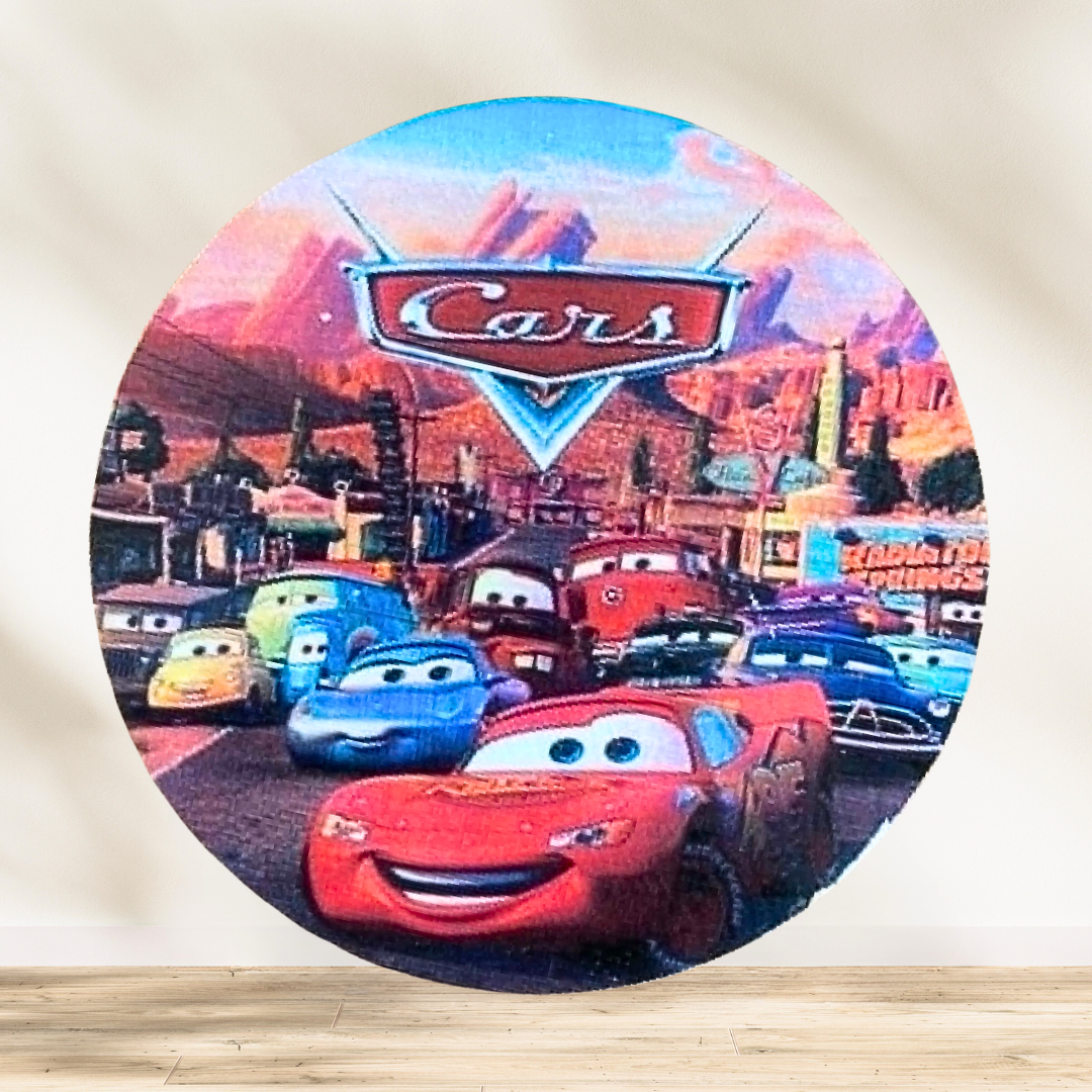 Dessous verre Cars 🚗⚡ Prêts à démarrer l'aventure ? 🌟 Les héros de Cars débarquent sur un dessous de verre en bois qui f