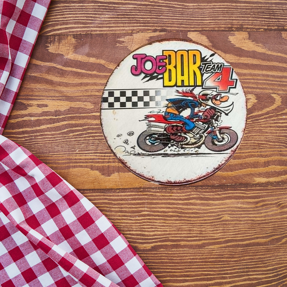 Miniature : Dessous verre  Joe Bar  🏍️💨 Les vrais motards le savent... une pause café sans Joe Bar Team, c'est un peu comme une moto sa