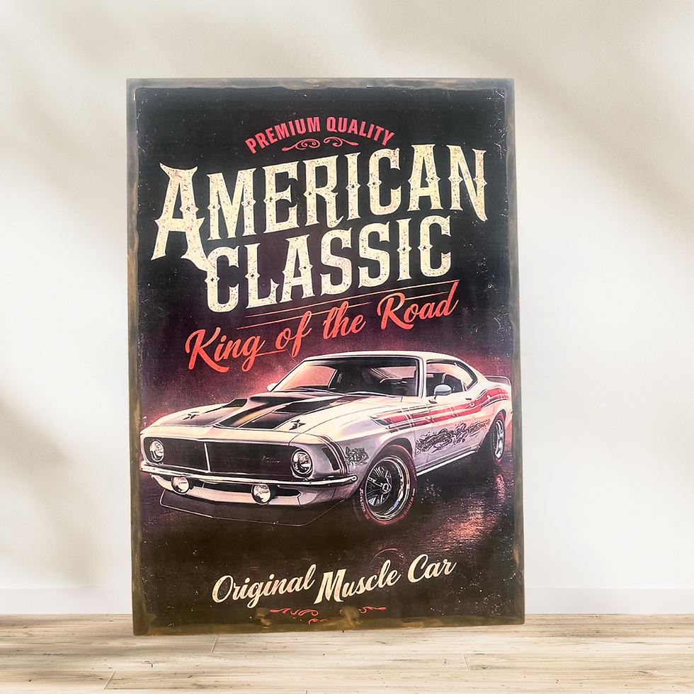 Miniature : Tableau Mustang   🔥 AMERICAN CLASSIC 🔥   Attention… légende sur roues en approche 😏 Ce bijou, c’est ni plus ni moins qu’un