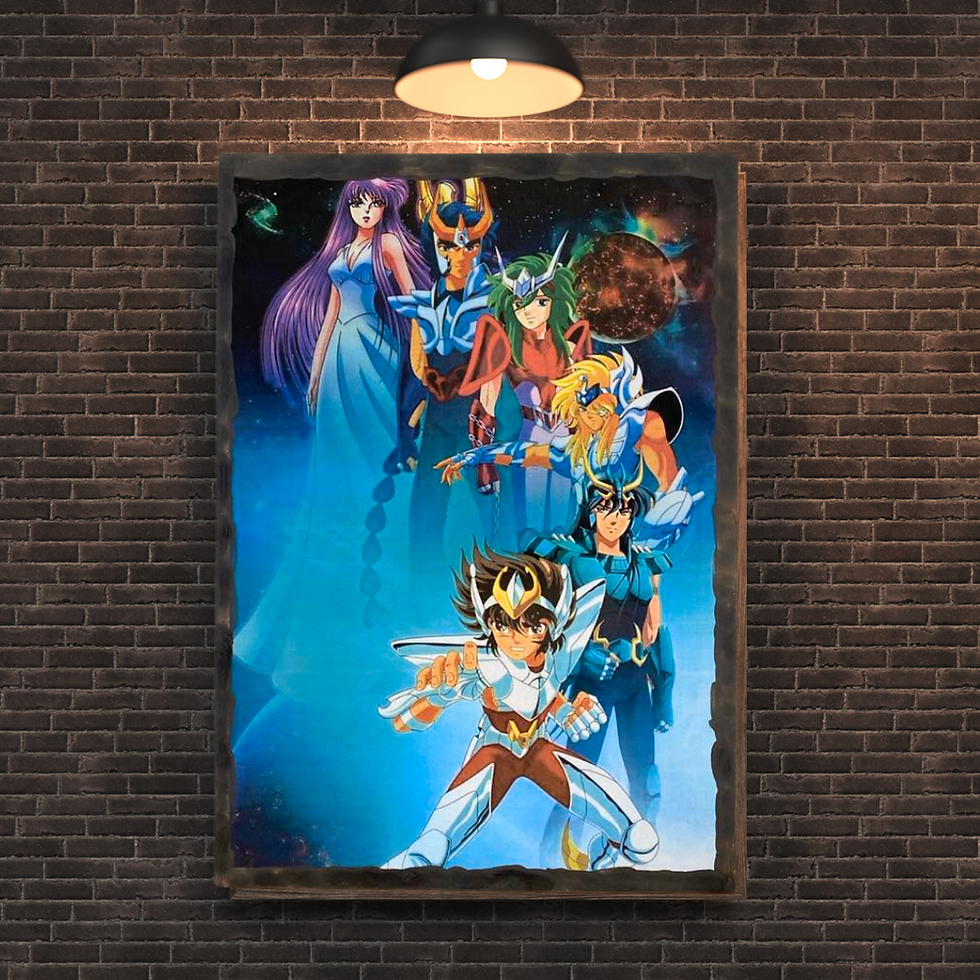 Miniature : Tableau les chevaliers du zodiaque - Saint Seiya  ⚡ Les Chevaliers du Zodiaque veillent sur votre déco ! ⚡  Plongez dans l’un