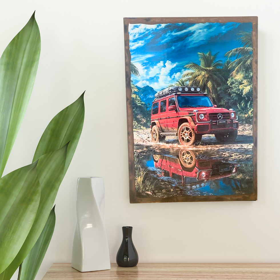 Miniature : Tableau G-Class Mercedes  🚙🌴 Prêt pour l’aventure… depuis ton salon ! 🖼️🔥 Voici LE tableau qui sent la boue, l’essence, e