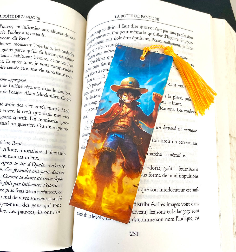 Miniature : Marque page One piece Luffy