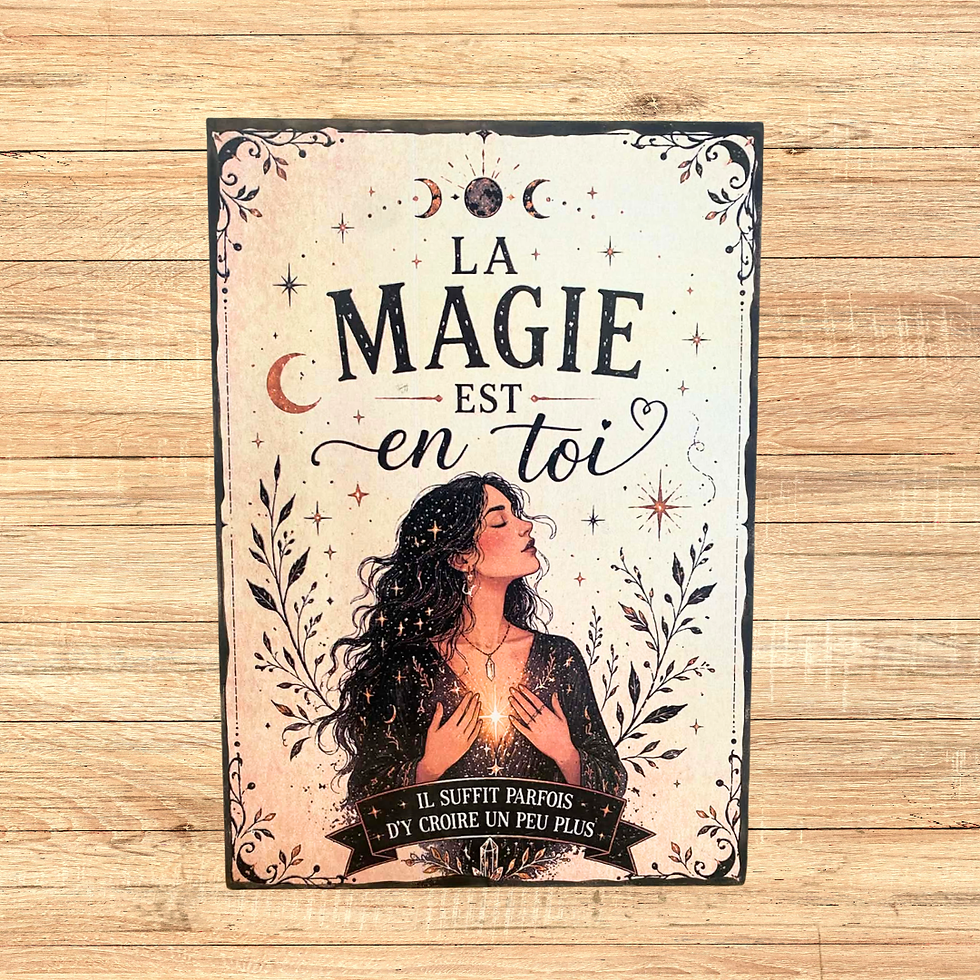 Miniature : Tableau La magie est en toi   Il y a des jours où tout semble flou… Et puis tu te rappelles que tu n’es pas juste en train de