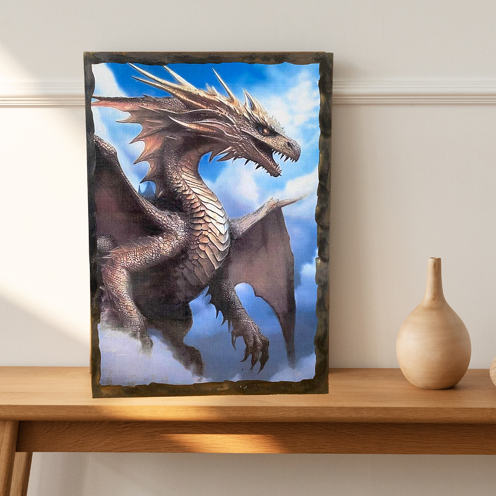Miniature : Tableau Dragon   🔥🐉 Quand ta déco décide de passer en mode “niveau boss final”... Ce dragon majestueux n’est pas là pour su