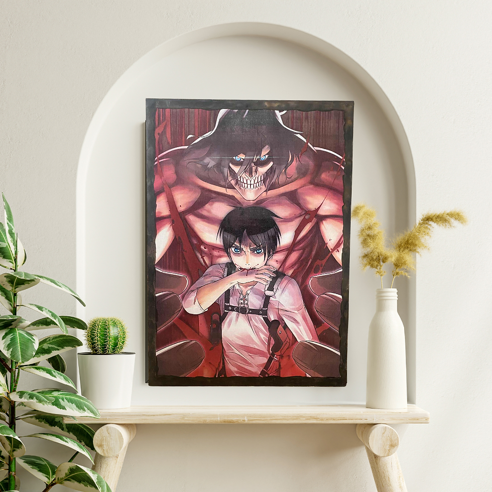 Tableau l'attaque des titans - ErenJaeger  💥 “Si quelqu’un essaie de me voler ma liberté… je lui volerai la sienne.” Eren Jä