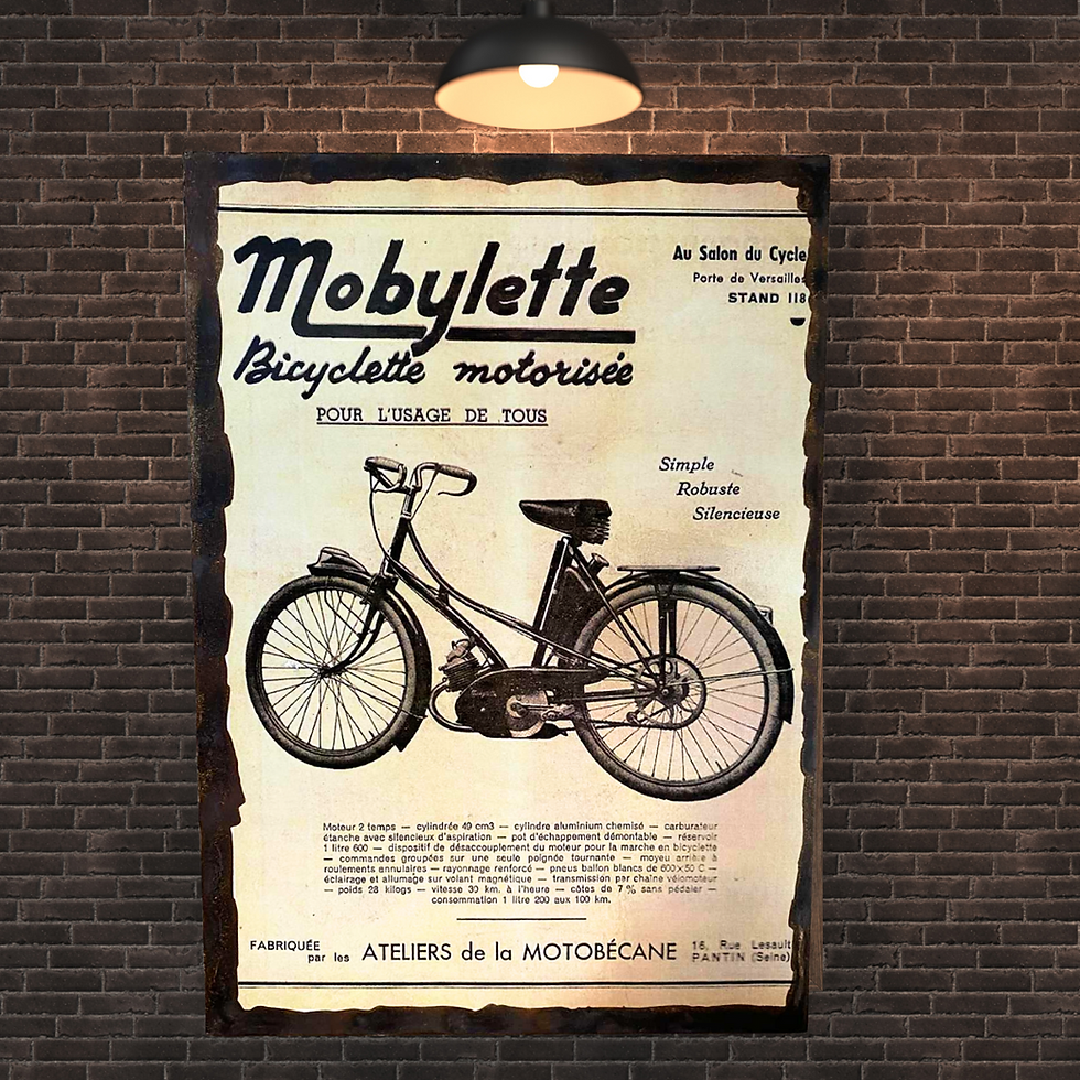Miniature : Tableau Mobylette