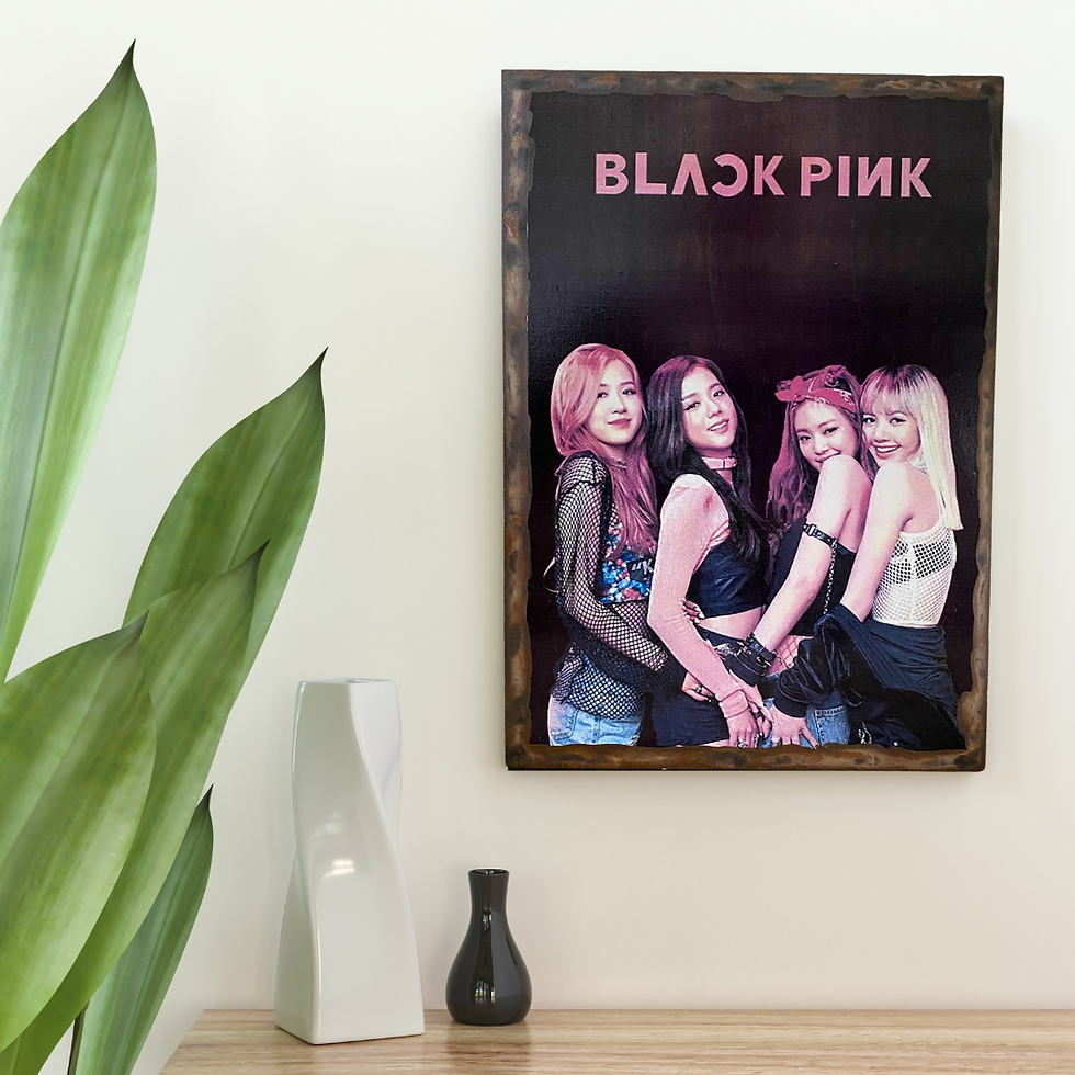 Miniature : Tableau Blackpink  🔥 Quand la K-pop s’invite sur vos murs, c’est BLACKPINK qui met le feu à la déco ! Ce tableau ultra stylé