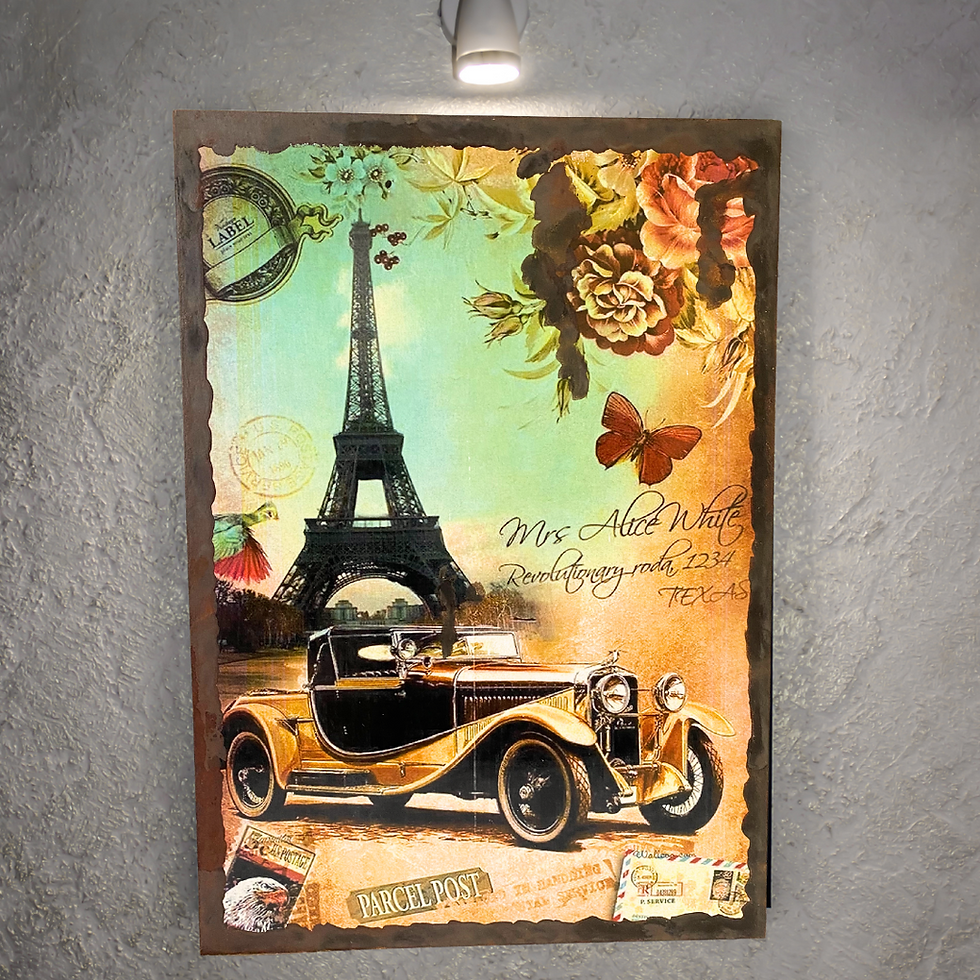 Miniature : Vintage Paris tour eiffel