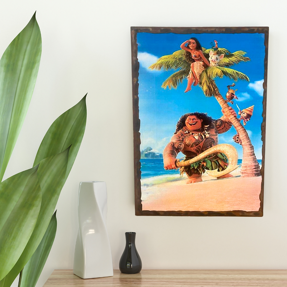 Miniature : Tableau Vaiana  🌴✨ Cap sur l'aventure avec Vaiana et Maui ! ✨🌴 Envie de vous évader sans quitter votre salon ? Découvrez ce