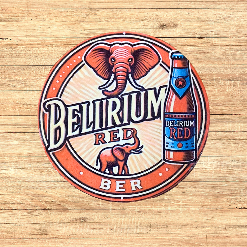 Miniature : Dessous verre Delirium  Ajoutez une touche originale à vos apéritifs avec ce magnifique dessous de verre en bois "Delirium Re