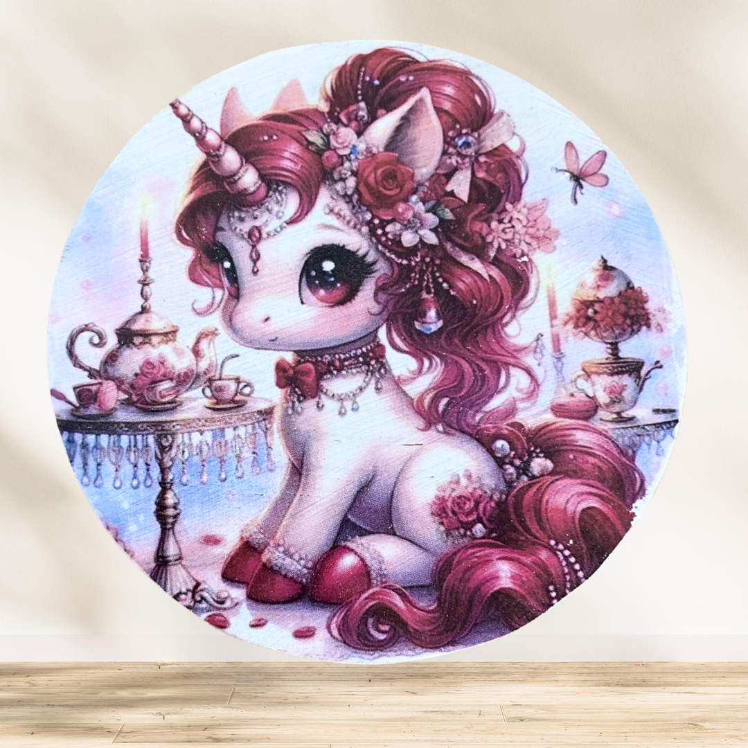 Dessous verre Licorne 🦄✨ Un soupçon de magie, une tasse de douceur… et une licorne pour illuminer votre journée ! 💖 Craq