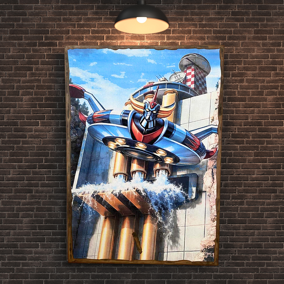 Miniature : Tableau Goldorak  🚀🔥 Retour vers les légendes ! 🔥🚀  Plongez dans la nostalgie avec ce tableau iconique de Goldorak 🤖✨Ent