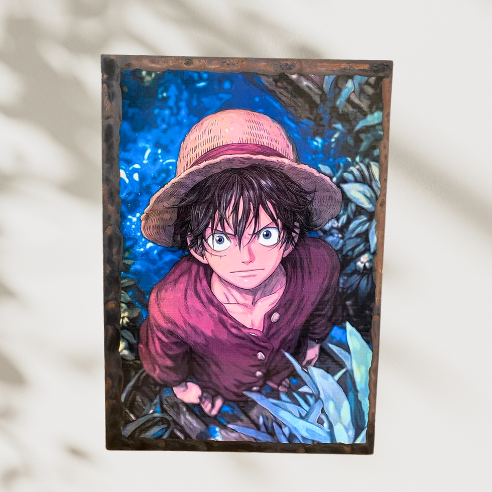 Miniature : 🌿✨ "Regarde toujours vers le ciel, même quand la forêt t’entoure." Ce tableau capture l’innocence, la force et la déterminat
