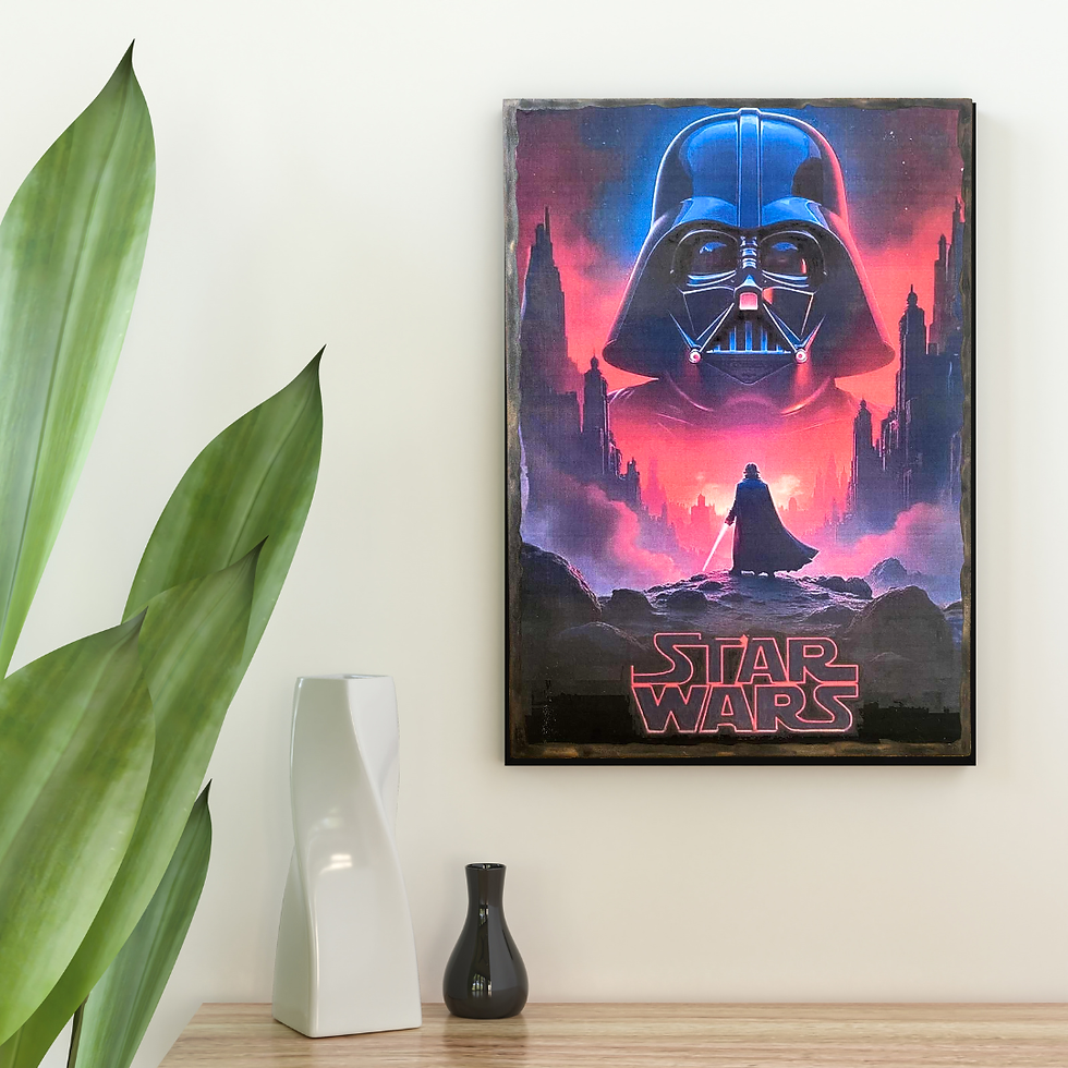 Miniature : Tableau Star Wars  🌌✨ Que la Force soit avec… votre déco ! ✨🌌 Chez Sophie Création, l’art prend une dimension galactique av